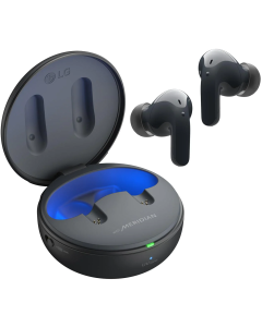 LG Tone Free T90 Wireless ANC In-Ear Headphones with Plug & Play (Charcoal Black)