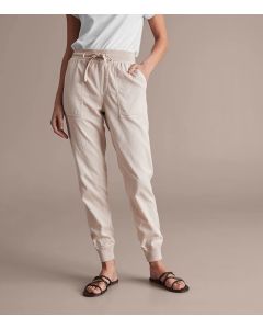 Rib Waist Jogger Pants