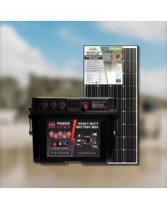 CAOS Heavy Duty Battery Box + KT Solar 200 Watt Folding Solar Panel